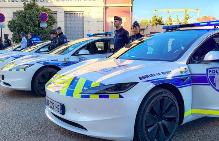 Mandelieu-la-Napoule, rechazada por los fabricantes de automóviles franceses, equipa a su policía municipal con cuatro Teslas