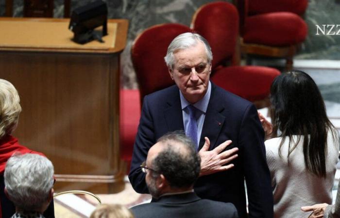 El primer ministro francés Barnier pierde la moción de censura