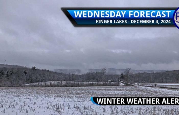 Vientos fuertes, ráfagas de nieve y efecto lago desde esta noche hasta el jueves – Finger Lakes Weather