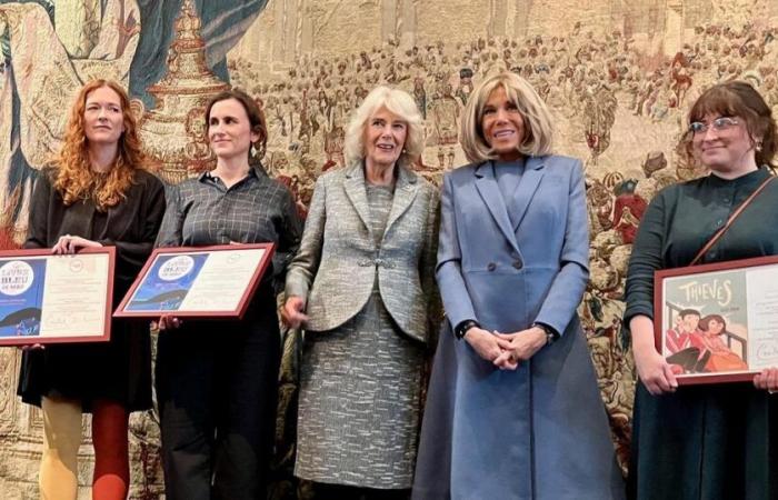 La Reina Camilla y Brigitte Macron entregan un premio para fomentar la lectura entre las dos orillas del Canal de la Mancha