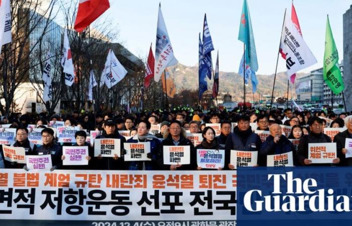 El presidente de Corea del Sur, Yoon Suk Yeol, enfrenta un juicio político tras el impacto de la ley marcial | Corea del Sur