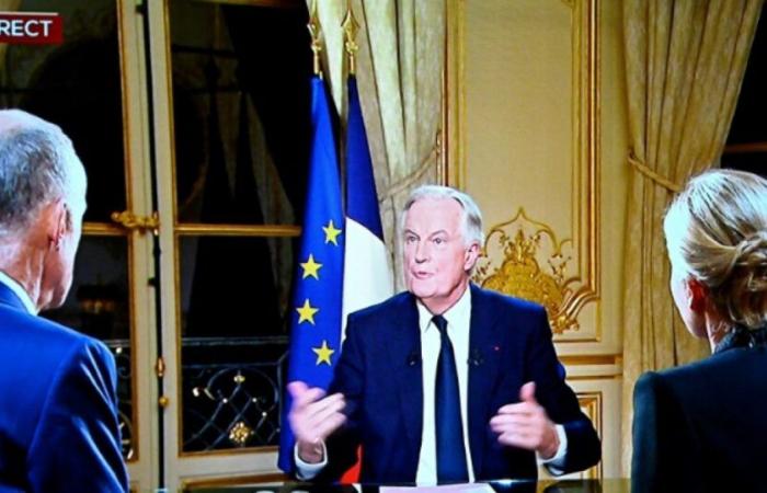 Más de 10 millones de espectadores de la entrevista de Barnier en TF1 y France 2: Noticias