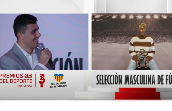 “Me lo traía a Manchester a que conozca el frío inglés”: el vacile entre Rodri y Nico Williams en la gala de los Premios AS del Deporte 2024 | Fútbol