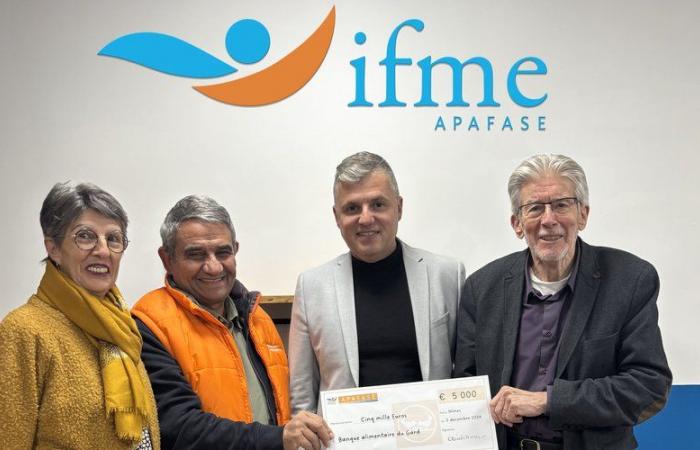 CCAS, club de petanca, IFME… el impulso de solidaridad continúa en torno al Banco de Alimentos del Gard