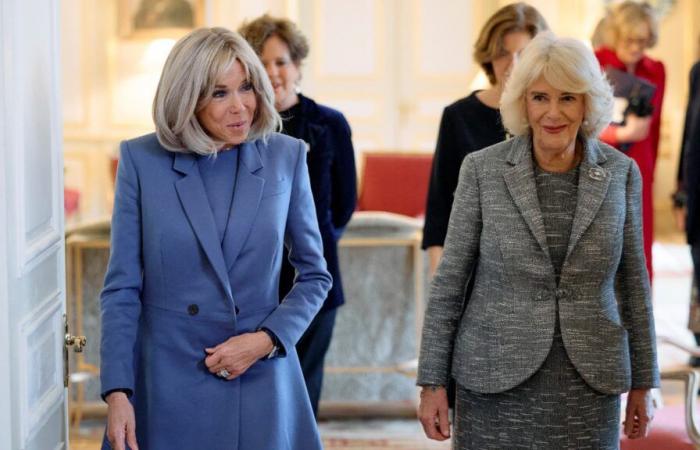 La reina Camilla y Brigitte Macron se reúnen en Londres para entregar un premio literario