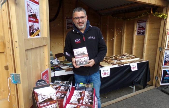 El sexto libro de Jean-Claude Giraud se presentó en el mercado navideño.