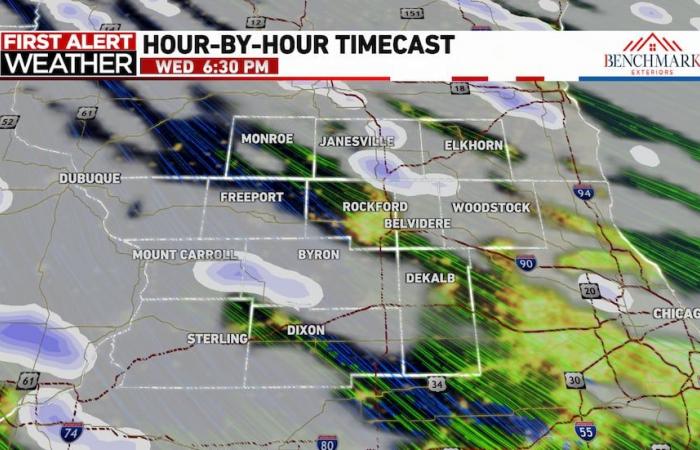 Nieve, vientos fuertes y temperaturas bajo cero en la frontera estatal