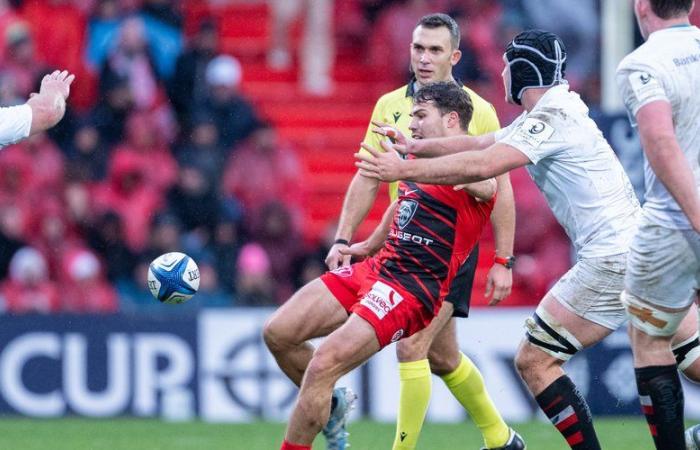 Stade Toulousain – Ulster: “A veces funciona, otras menos…” Antoine Dupont marcó contra los irlandeses en la Copa de Campeones