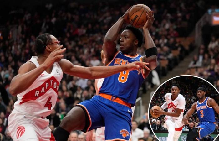 Los Knicks arruinan el juego de venganza de RJ Barrett con una estrecha victoria sobre los Raptors