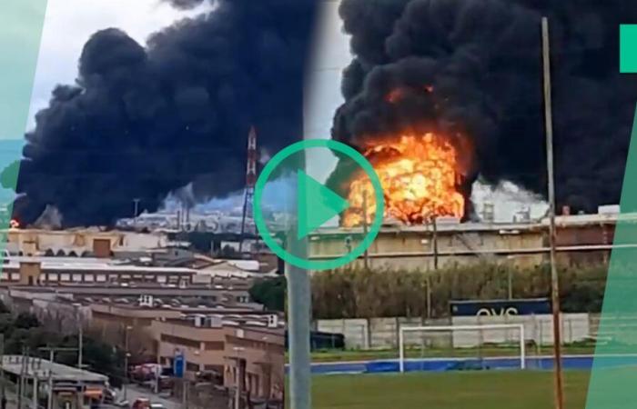 En Italia, la explosión de un depósito de combustible deja dos muertos y nueve heridos