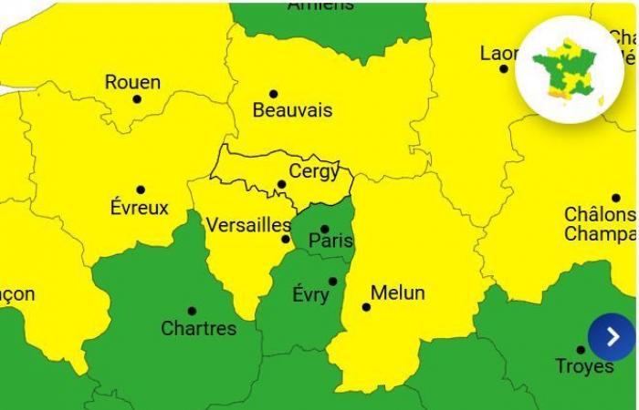 Inundaciones: tres departamentos de Île-de-France en alerta amarilla