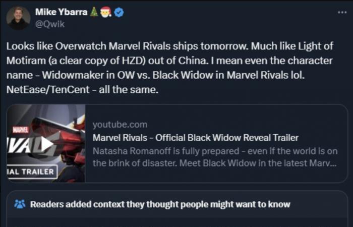 El ex CEO de Blizzard acusa a Marvel Rivals de copiar con un argumento lunar