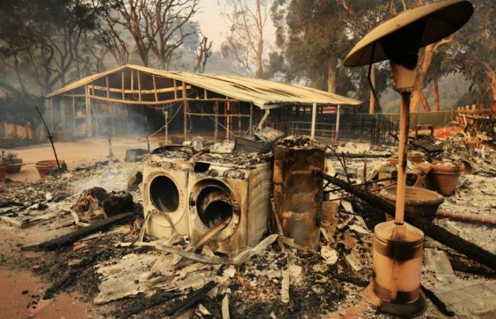 El incendio se propaga rápidamente en Malibú, cerca de Los Ángeles