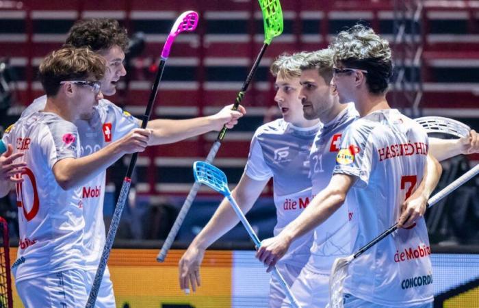 Unihockey: Suiza en cuartos de final del Mundial sin brillar