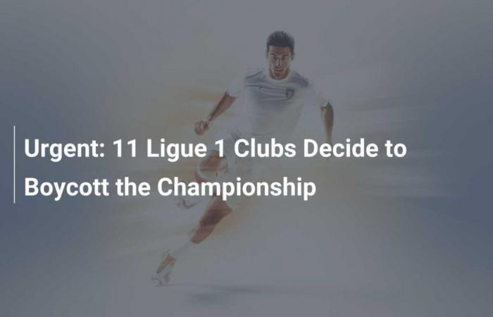 Urgente: 11 clubes de la Ligue 1 deciden boicotear el campeonato