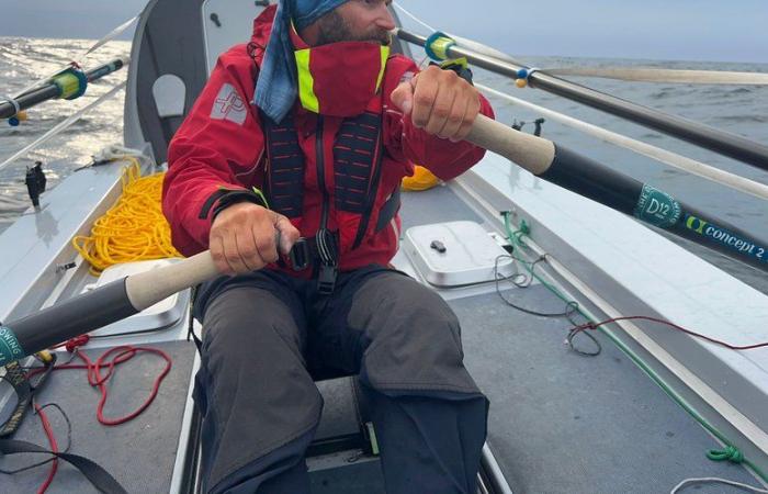 RETRATO. “Es un poco como la Vendée Globe para remeros oceánicos”, Gaël cruzará el Atlántico remando en solitario