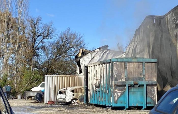 Tras el incendio de una carrocería en Saint-Vite, testifica el director