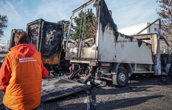 Tras el incendio de los camiones del Gard Food Bank, el Estado libera ayudas excepcionales