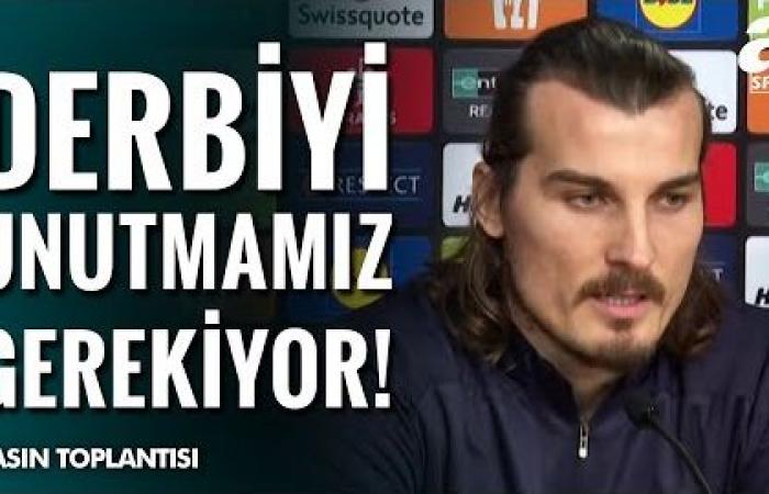 Çağlar Söyüncü: Necesitamos olvidarnos del partido de Beşiktaş porque mañana tenemos un partido muy importante