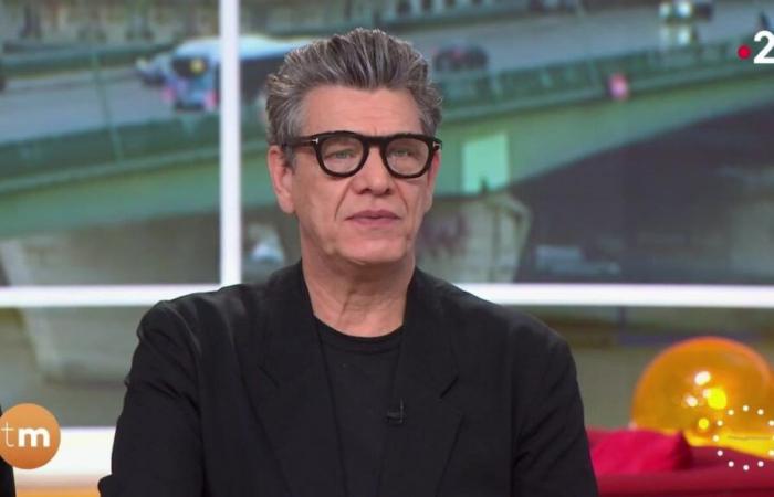 Marc Lavoine un poco frágil en Télém…