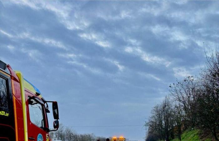 Un motociclista en “emergencia absoluta”, corte de la autopista A 62