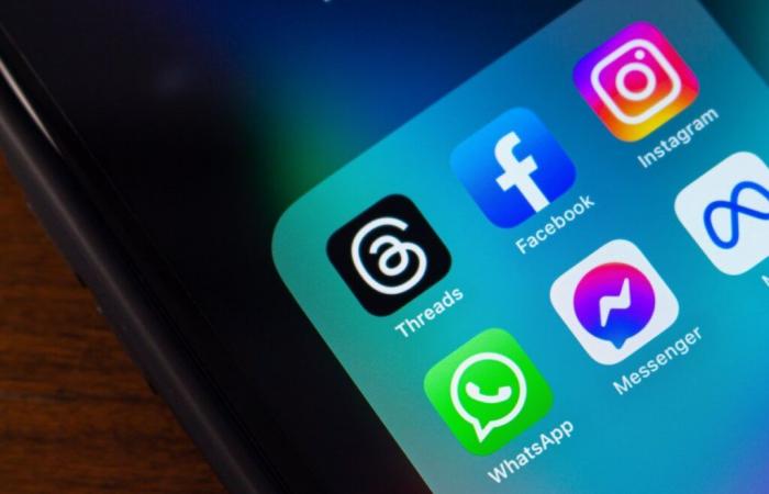 Instagram, Whatsapp, Threads y Facebook están temporalmente caídos