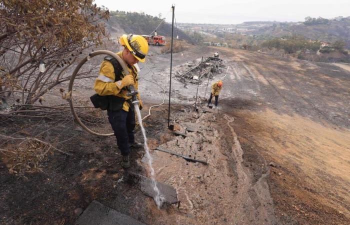 Ya 1.600 hectáreas destruidas en Malibú, las llamas avivadas por el viento