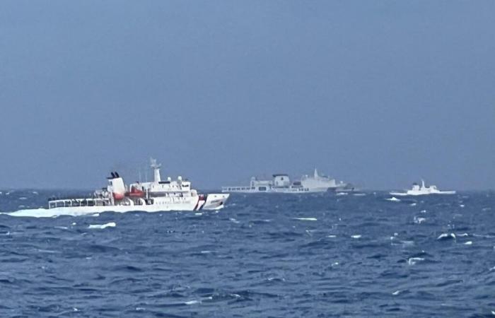 Taiwán se enfrenta a un nuevo despliegue naval masivo de China, el mayor desde 2022