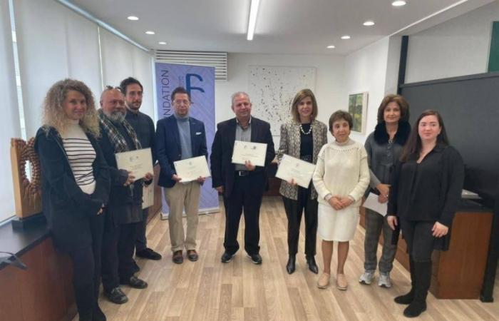 Ceremonia de premios en la Fundación Boghossiana