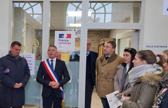 Pontorson. Se inaugura el área de servicios de Francia