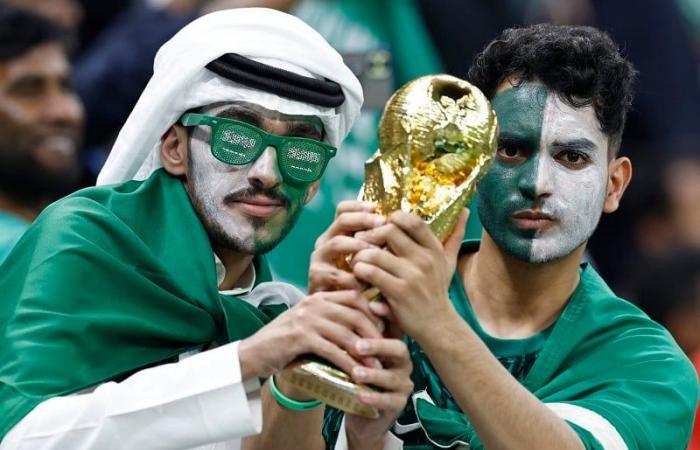 Anuncio de que Arabia Saudita será sede del Mundial de 2034