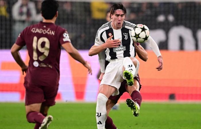 Juventus-Manchester City EN VIVO: el partido se dejó llevar completamente por la portería (1-0)