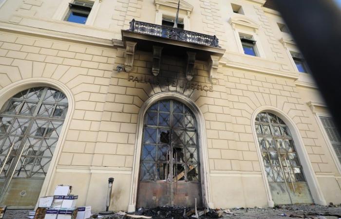 Tres años de prisión, dos de los cuales suspendidos, por el incendio del tribunal de Ajaccio durante las manifestaciones en apoyo de Yvan Colonna