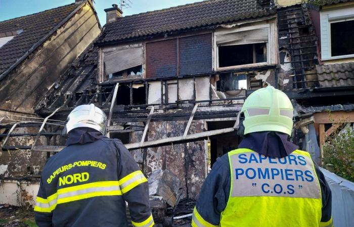 Un incendio reduce a cenizas una casa a 40 minutos de Lille