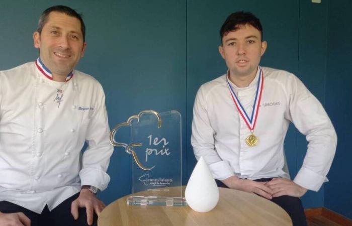 Victor Limoge, chef de un restaurante con estrella Michelin en Vendée, premiado en un concurso nacional