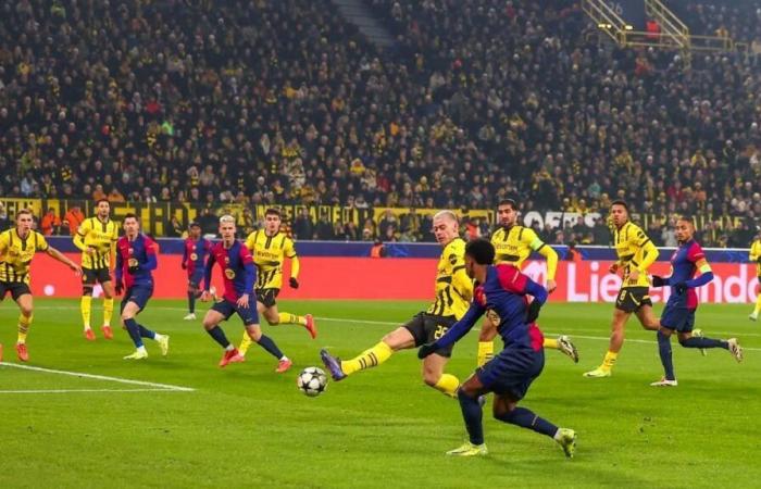 El 1×1 del Barça contra el Dortmund al descanso