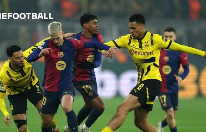 El Dortmund se deshace con un doblete de Torres y el Barça supera el espectáculo de cinco goles