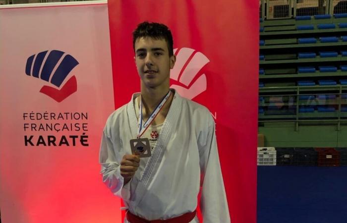 Este joven de Lot gana el bronce en la Copa de Francia de Karate