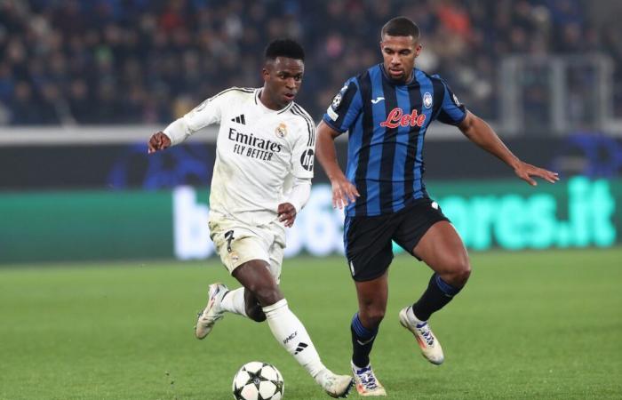 Vinicius sorprende al Atalanta con una nueva faceta de su juego