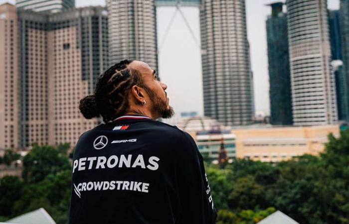 Fórmula 1 | Hamilton inicia gira de despedida de Mercedes F1 en Petronas