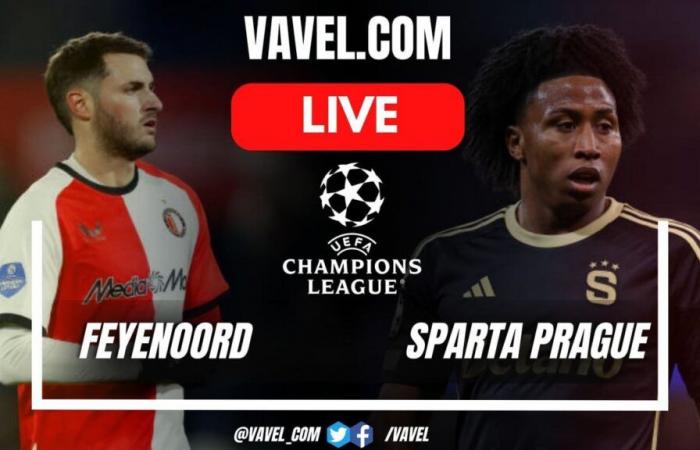 Feyenoord vs Sparta Praga Actualizaciones de resultados EN VIVO (3-1) | 11 de diciembre de 2024