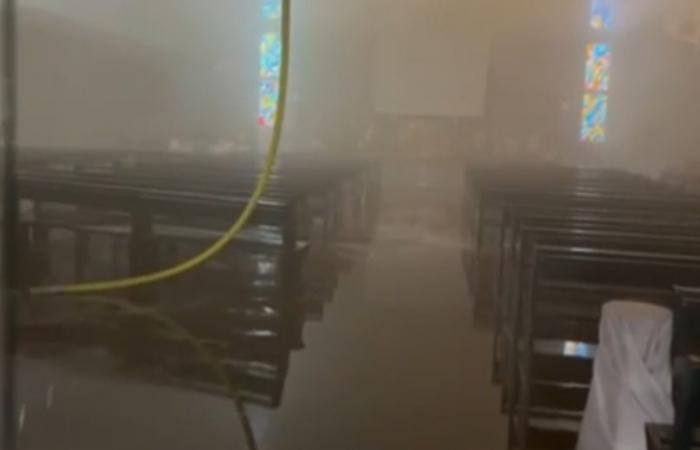 EN FOTOS. Incendio en una iglesia de Montpellier: incendio del convento, evacuación de la Virgen… fotos del desastre desde el interior