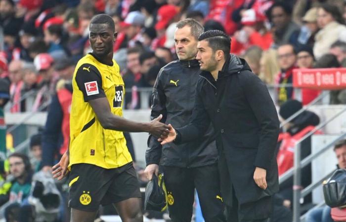 El goleador Serhou Guirassy refuerza al entrenador del BVB, Nuri Şahin