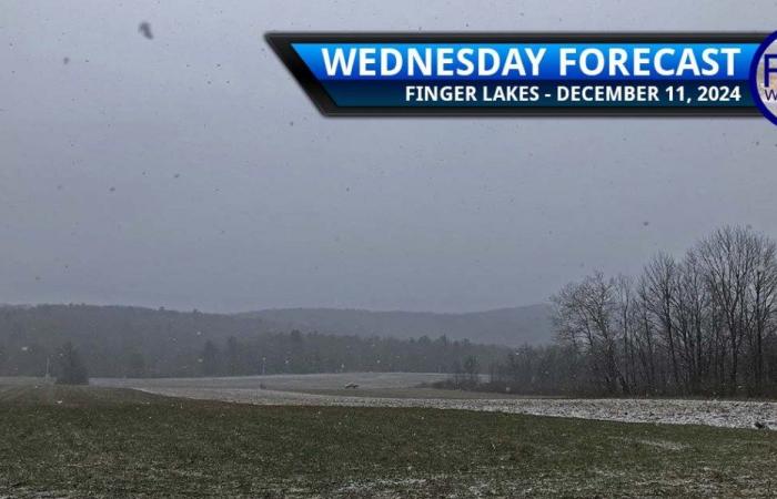 La lluvia se convierte en nieve esta tarde a medida que las temperaturas bajan – Finger Lakes Weather