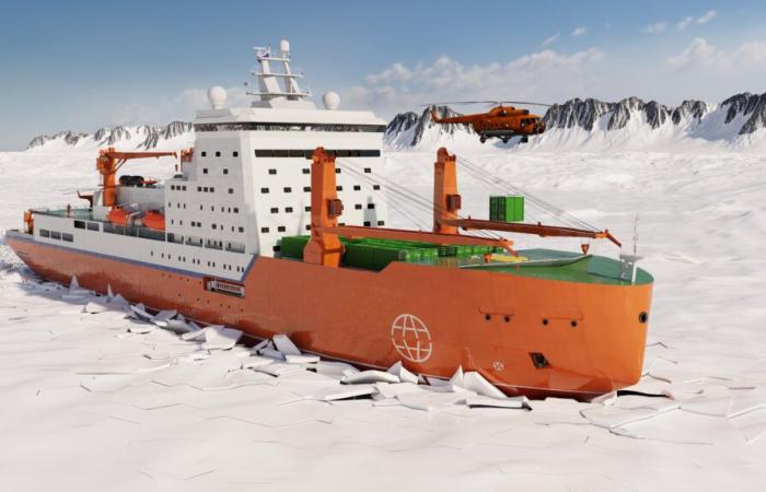 Rusia está construyendo su mayor barco científico polar