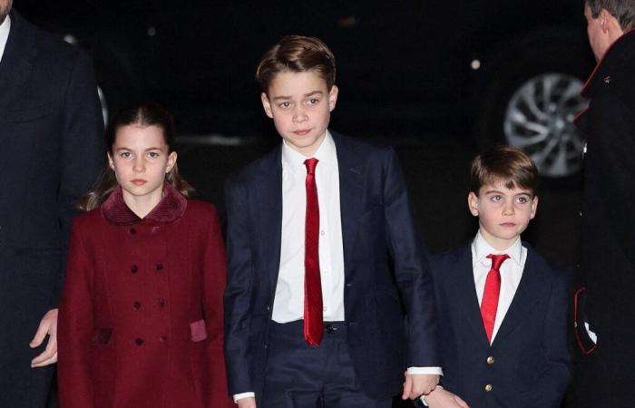 George, Charlotte y Louis se miman antes de Navidad ante una posible separación