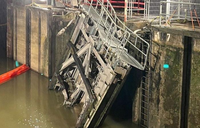 70 barcos bloqueados en el Mosela por una esclusa dañada: se estudian soluciones de emergencia