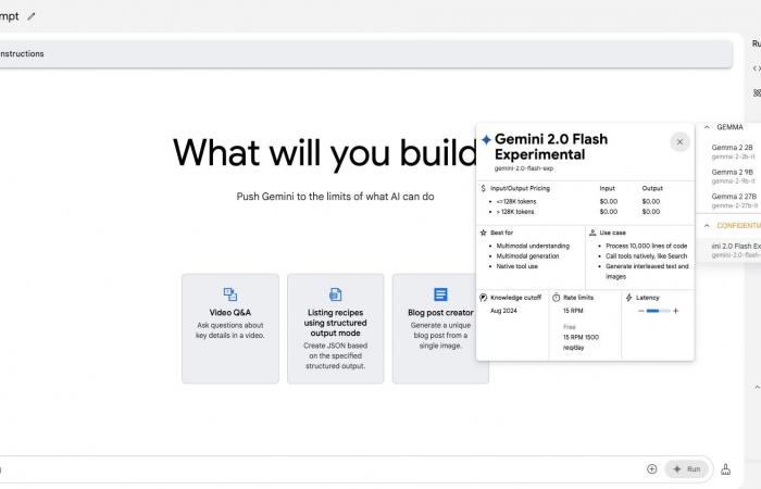 Gemini Flash 2.0 se lanza en AI Studio y Gemini en la web