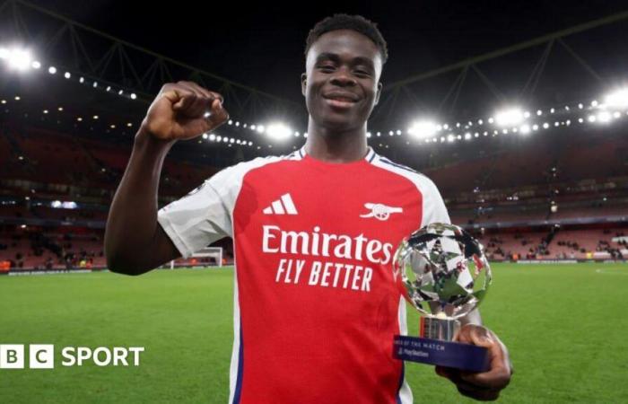 Bukayo Saka: ‘Es una persona increíble’ – El técnico del Arsenal, Mikel Arteta, elogia al delantero