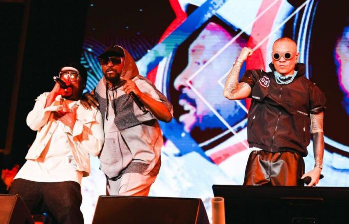 The Black Eyed Peas en concierto en el castillo de Chambord en junio de 2025